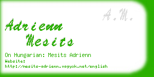 adrienn mesits business card